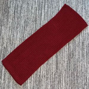 Wrapables Womens Infinity Scarf OS Red Ribbed Knit Acrylic‎ Winter Grunge Hip